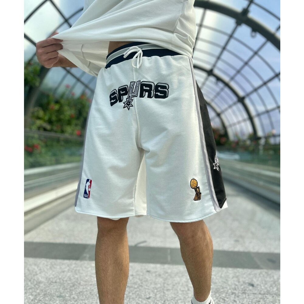 Premium Şort Beyaz-Siyah 8271