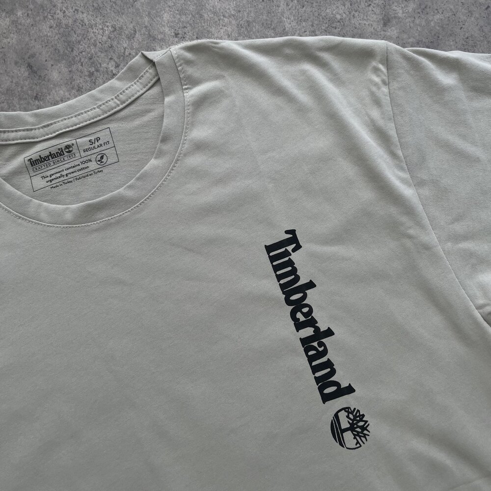 ‼️İNDİRİM TMB. Back Print T-Shirt Grey 8092