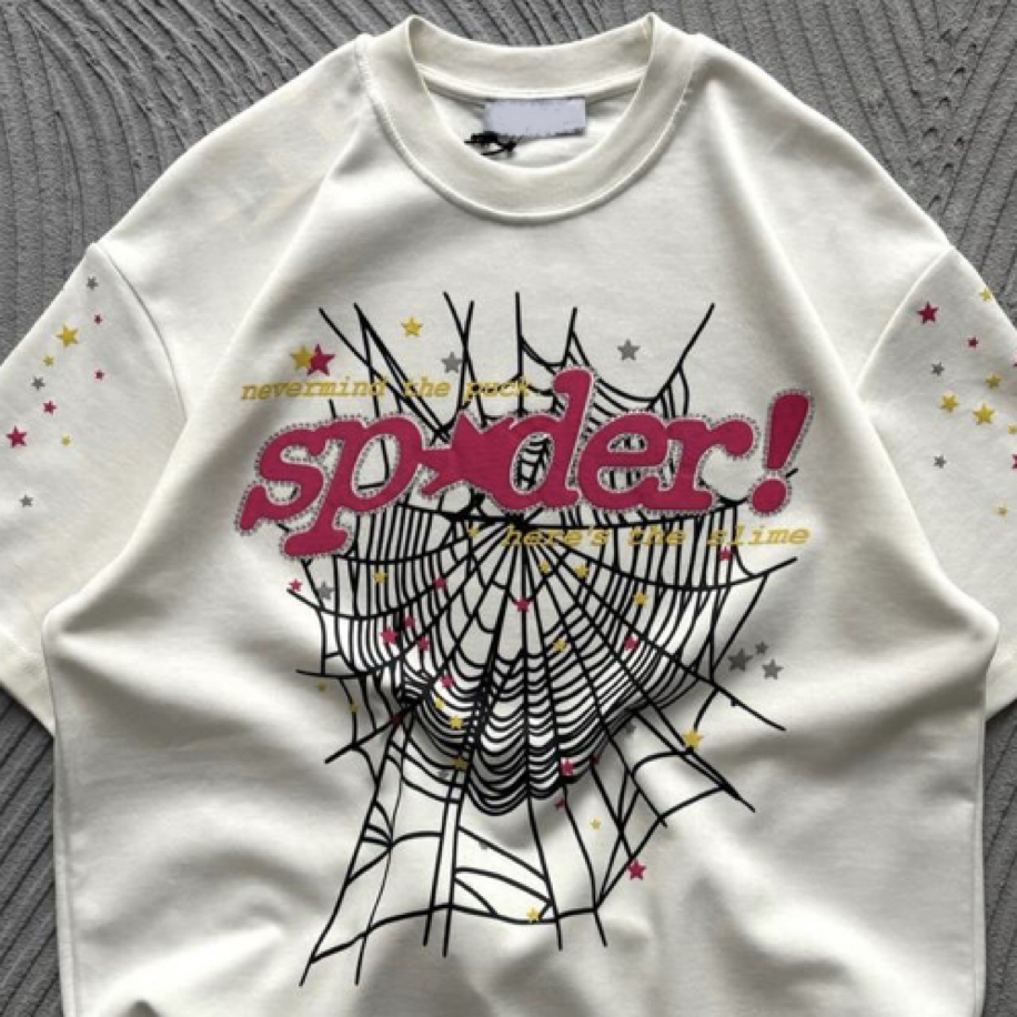 Spider Özel Seri Premium Oversize T-Shirt Ekru 8500
