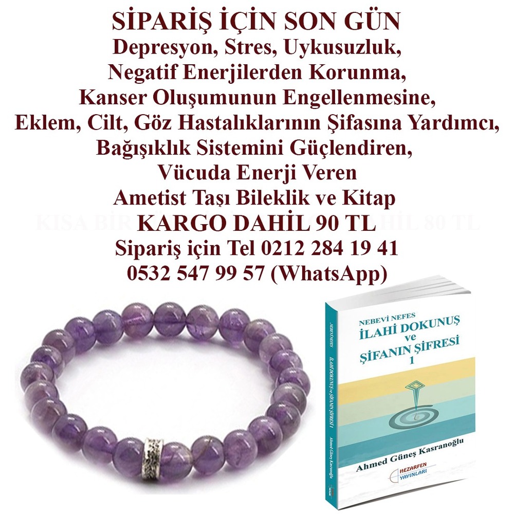 AMETİST BİLEKLİK VE KİTAP