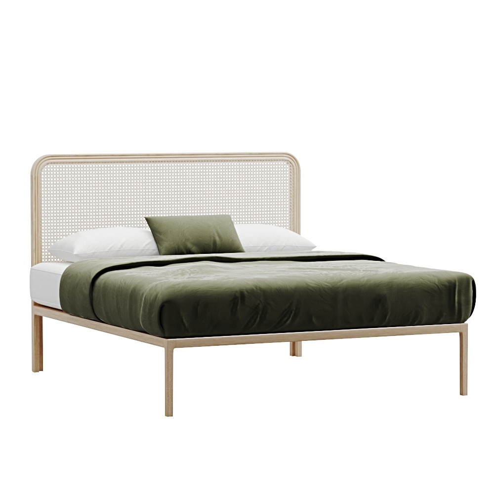 Zara Home Bed 2 - Ready 3D Model