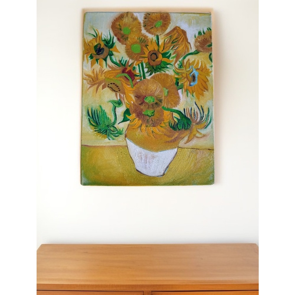 Ayçiçekleri - Van Gogh Röprodüksiyon
