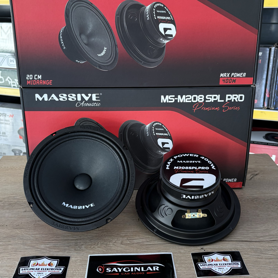 Massive MS-208 20 cm Spl Midrange | SAYGINLAR ELEKTRONİK