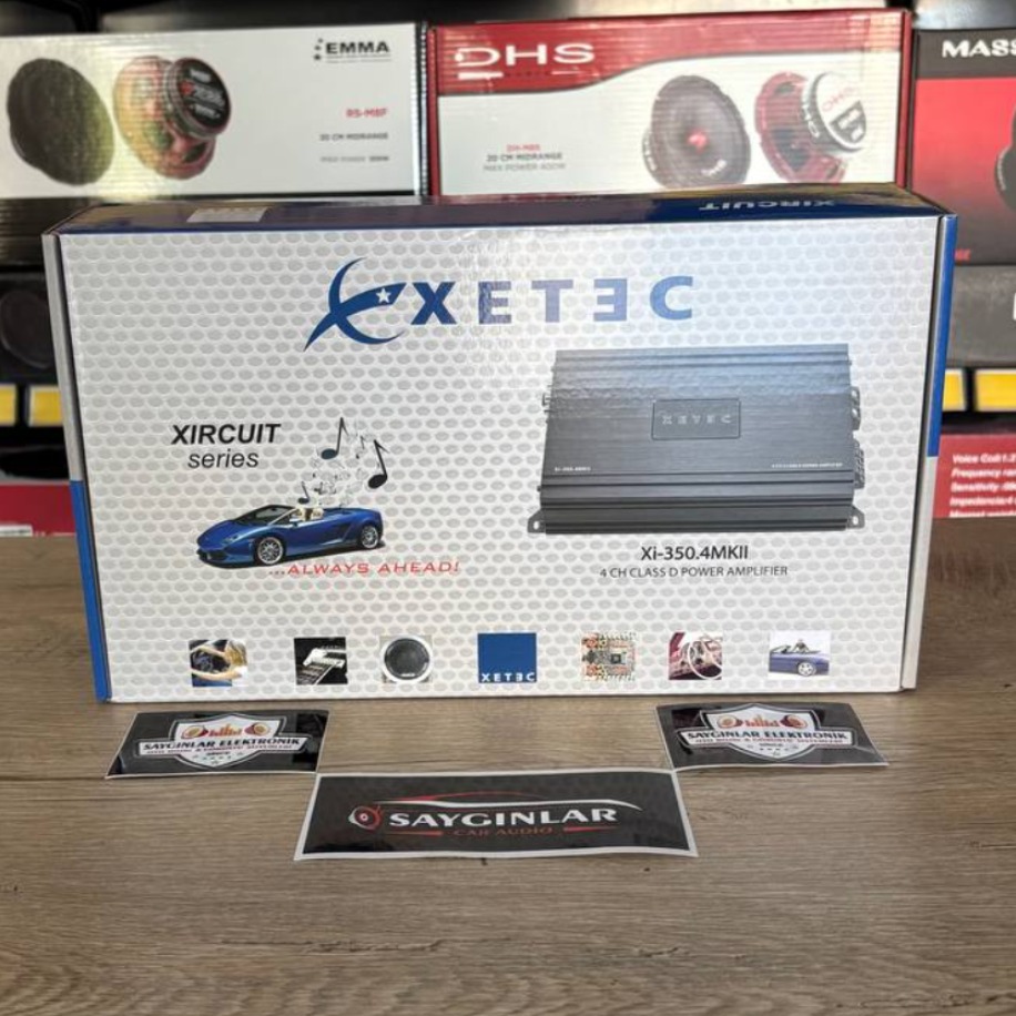 Xetec Xİ-350.4 MKII Kanal Başı 370 Rms Spl Midrange Amfisi