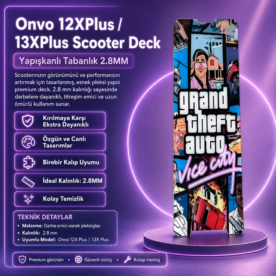 Onvo 12XPlus / 13XPlus Scooter Deck | GTA