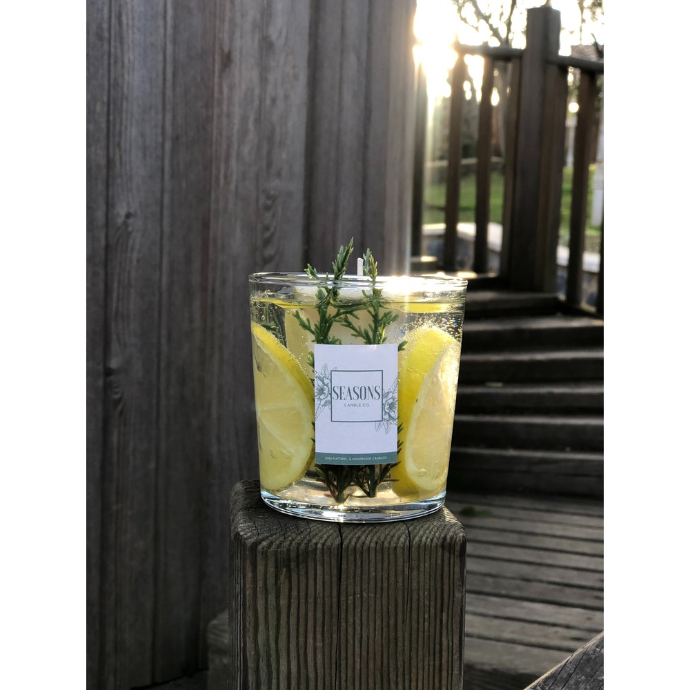 Seasons Limon Tasarımlı Soya Mumu