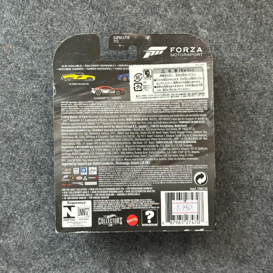 Hot Wheels Retro Entertainment '12 Camaro ZL1 Concept Forza Motorsport (2016)