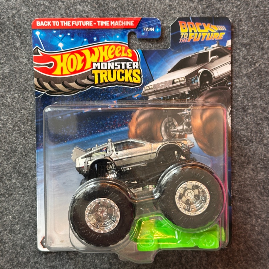 Hot Wheels Premium Monster Truck Back To The Future Time Machine (2024)