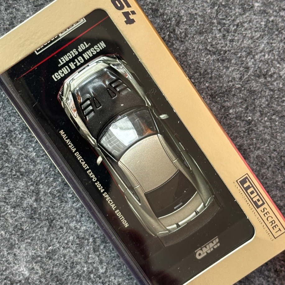 INNO64 Nissan GT-R (R35) "Top Secret" Special Edition Malaysia Diecast Expo 2024