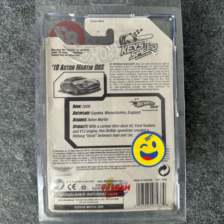 Hot Wheels Aston Martin DBS (2009)
