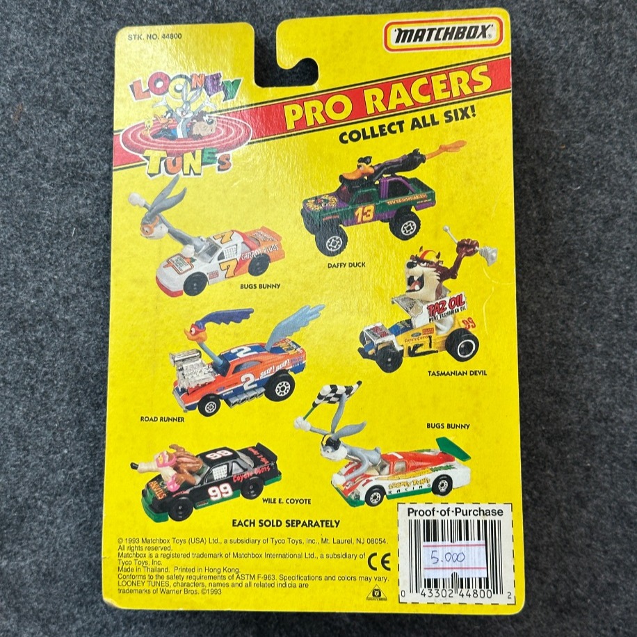 Matchbox Looney Tunes Pro Racers Bugs Bunny (1993)