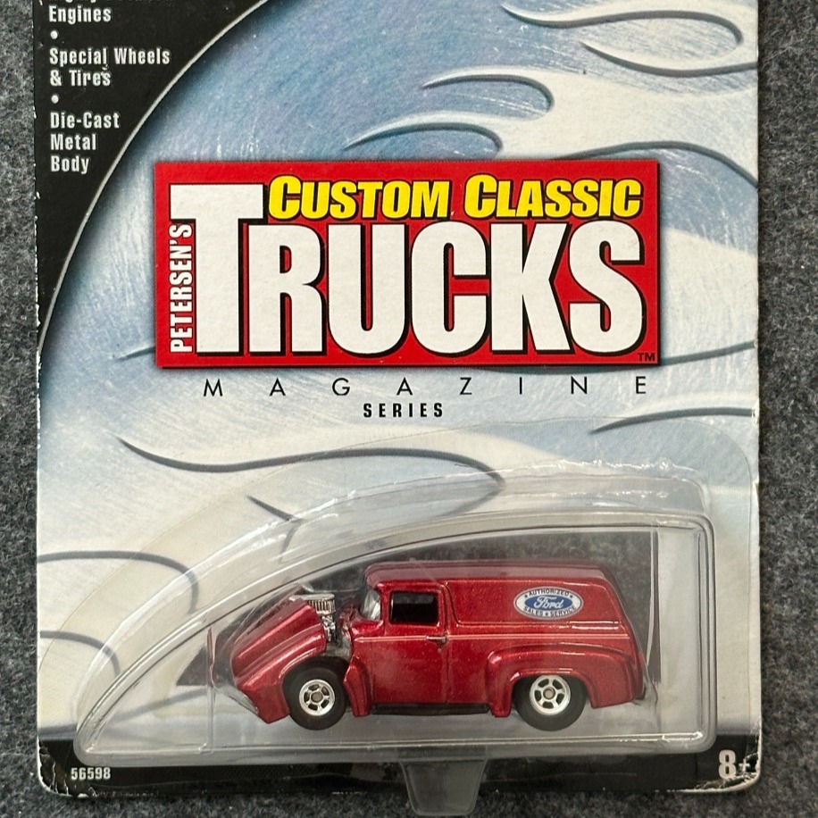 Hot Wheels 100% Petersen's Custom Classic Trucks Magazine Series '56 Ford Panel Truck (200