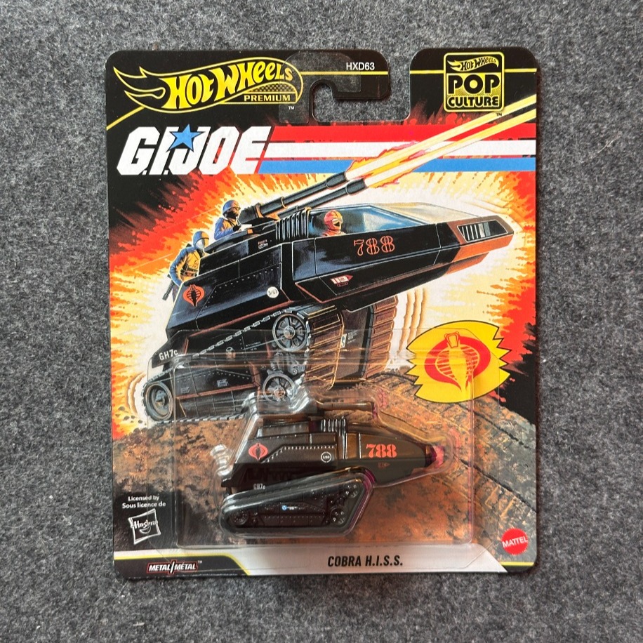 Hot Wheels G.I.JOE Cobra H.I.S.S. Pop Culture Premium (2025)