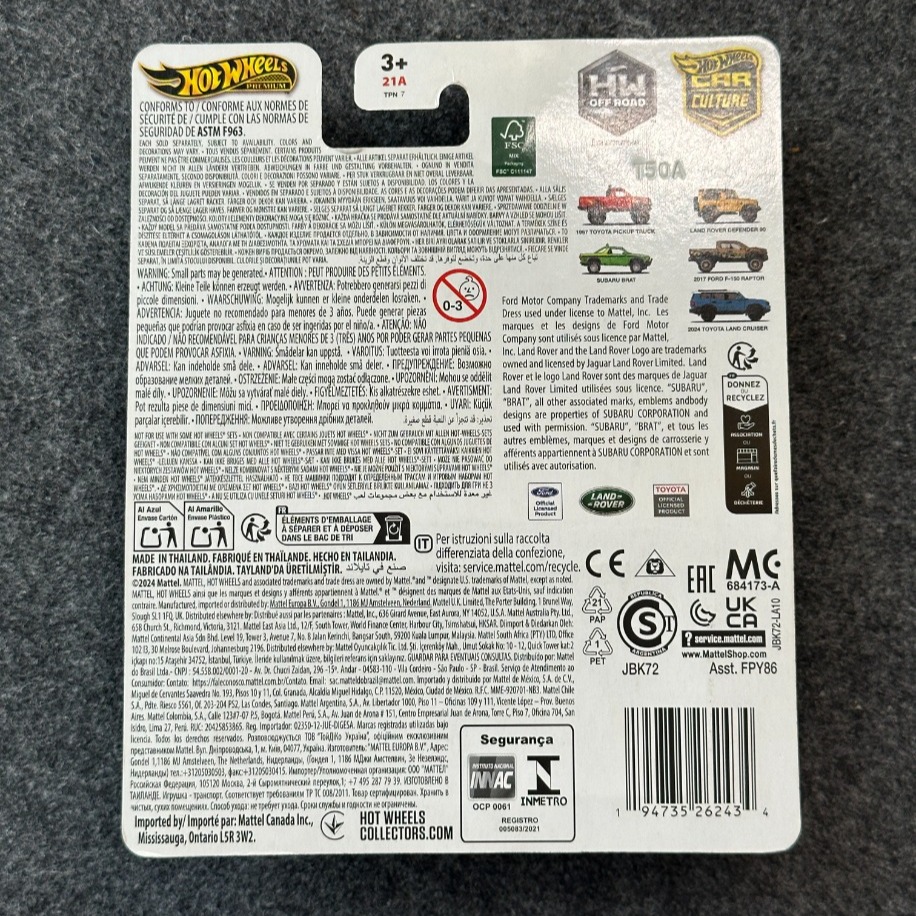 Hot Wheels Subaru Brat Car Culture Premium (2021)