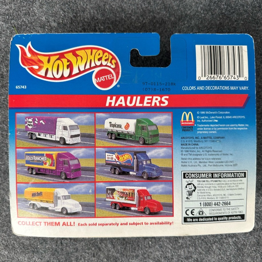 Hot Wheels Haulers Tır (1996)