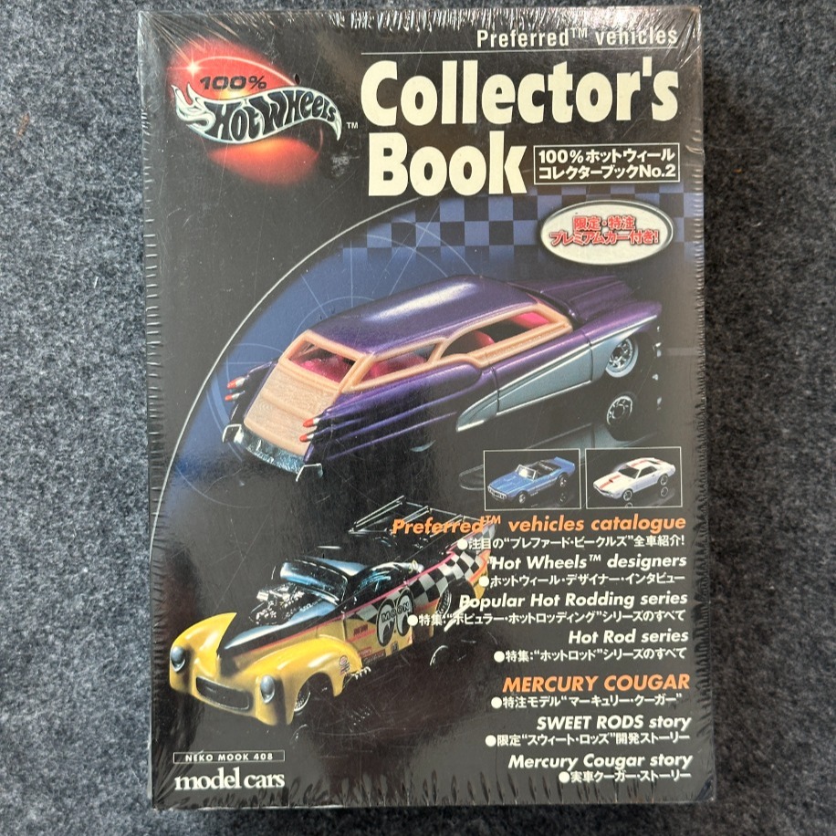 Hot Wheels "Sweet Rods" Mercury Cougar Collector's Book (2002)