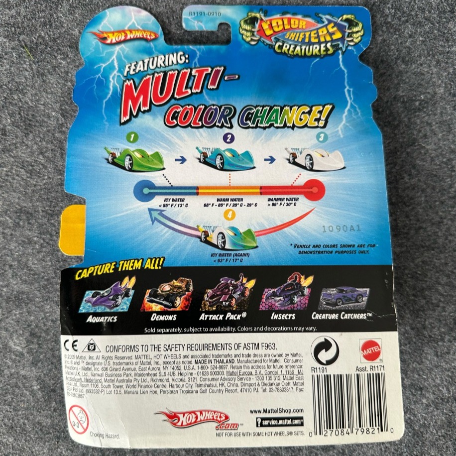 Hot Wheels Scorped Color Shifters Creatures (2009)