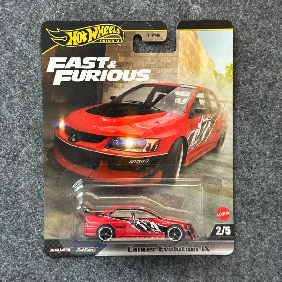 Hot Wheels Mitsubishi Lancer Evolution IX Fast & Furious Premium (2024)
