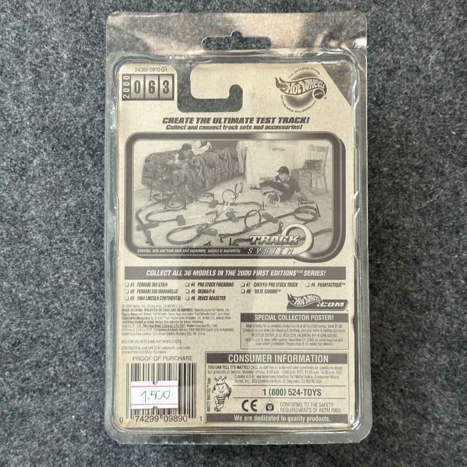 Hot Wheels 2000 First Editions 1964 Lincoln Continental (1999)