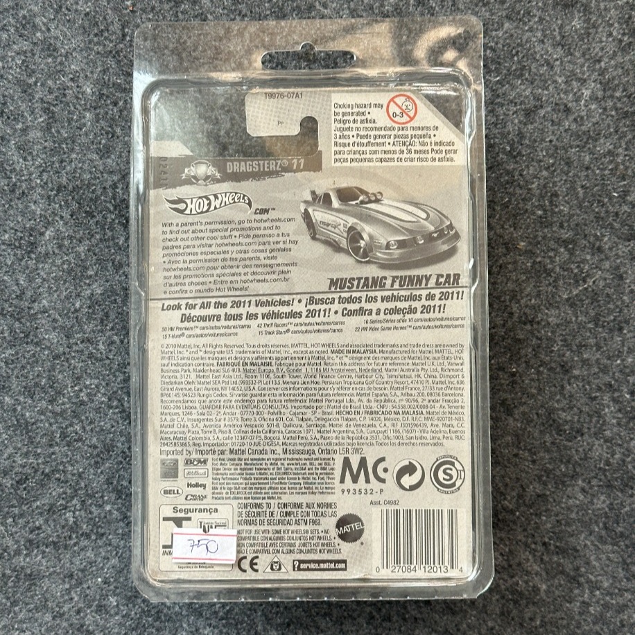 Hot Wheels 2011 Ford Mustang Funny Car (2010)