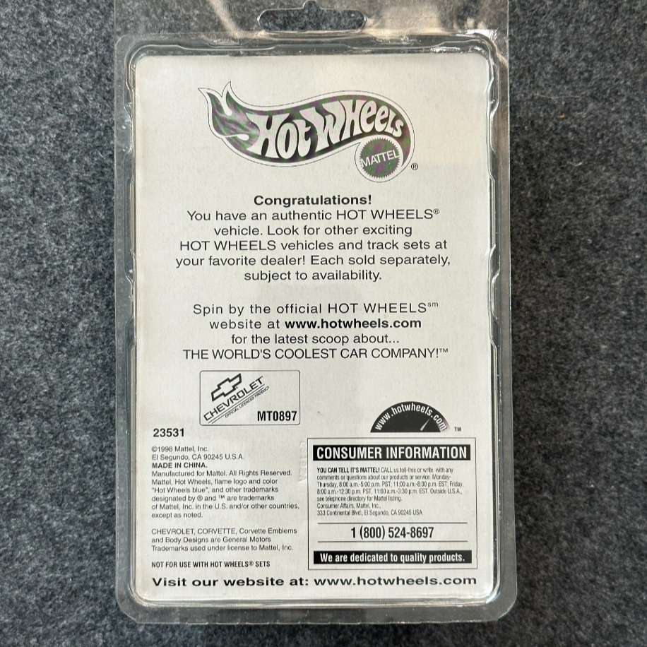 Hot Wheels Tomart's Price Guide Exclusive '53 Corvette Convertible Special Edition (1998)