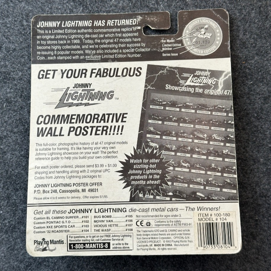 Johnny Lightning Classic '32 Ford Roadster (1993)