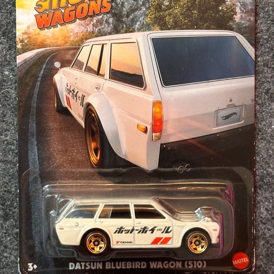 Hot Wheels Premium Hot Wagons Datsun Bluebird Wagon 510 (2024)