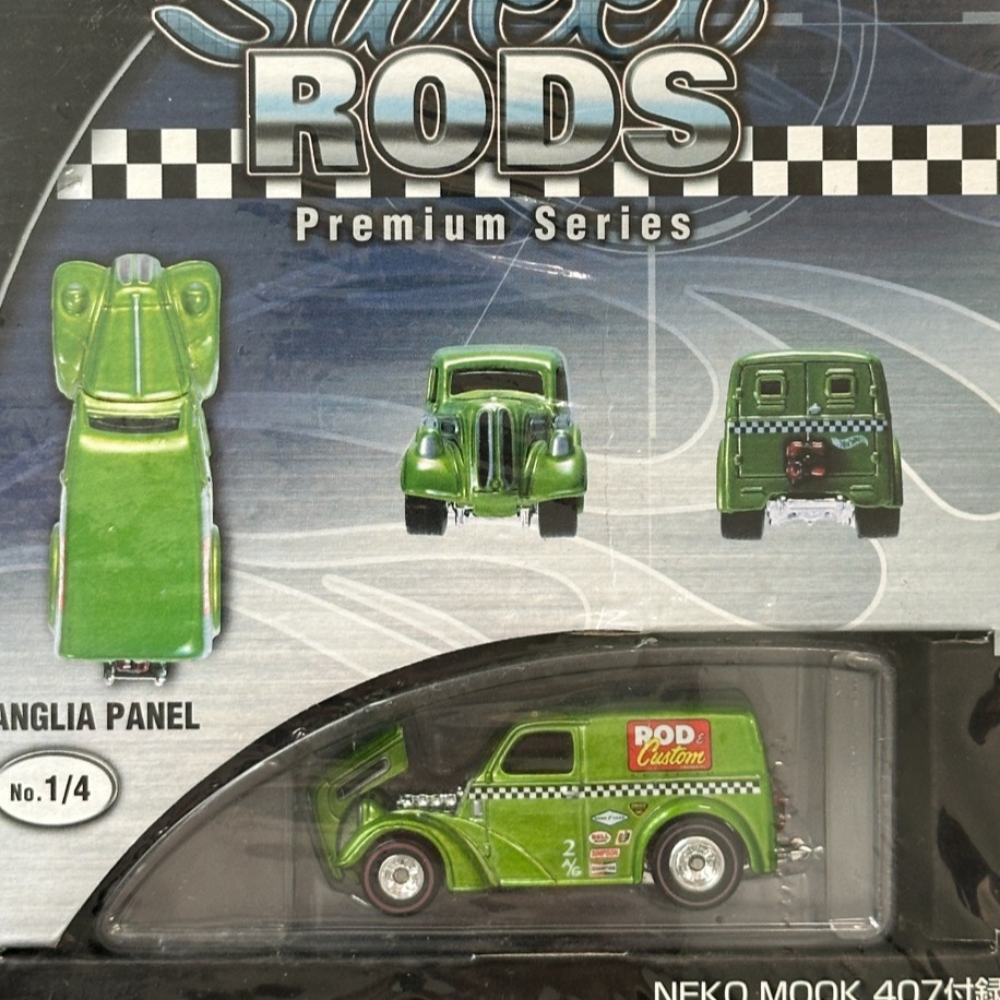 Hot Wheels "Sweet Rods" Anglia Panel Collector's Book (2002)