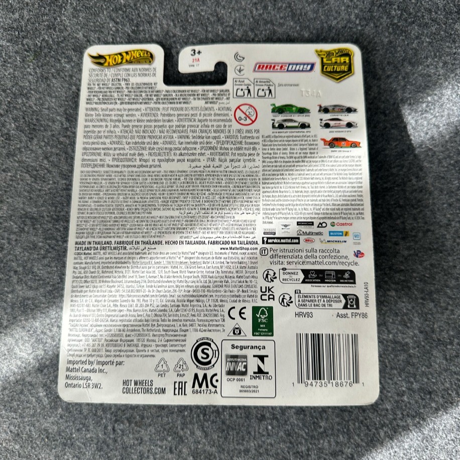 Hot Wheels '18 Bentley Continental GT3 Car Culture Premium (2024)