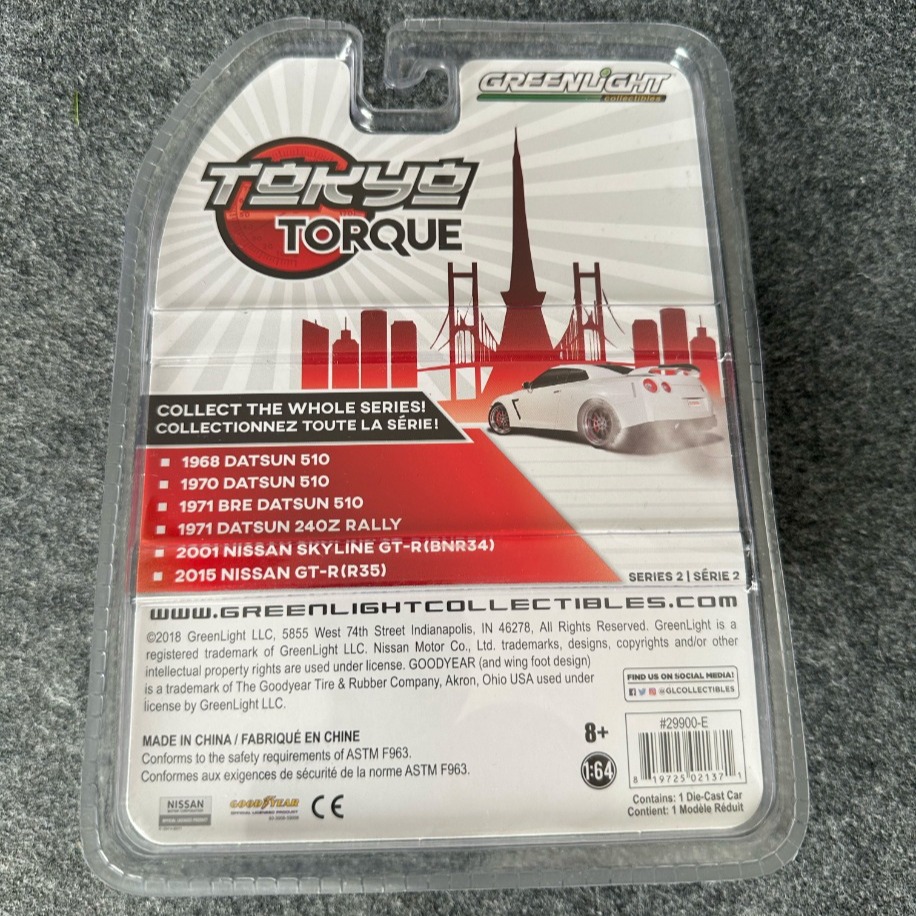 Greenlight 2001 Nissan Skyline GTR R34 1:64 (2018)