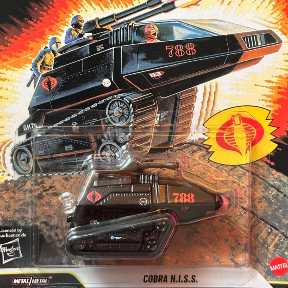 Hot Wheels G.I.JOE Cobra H.I.S.S. Pop Culture Premium (2025)