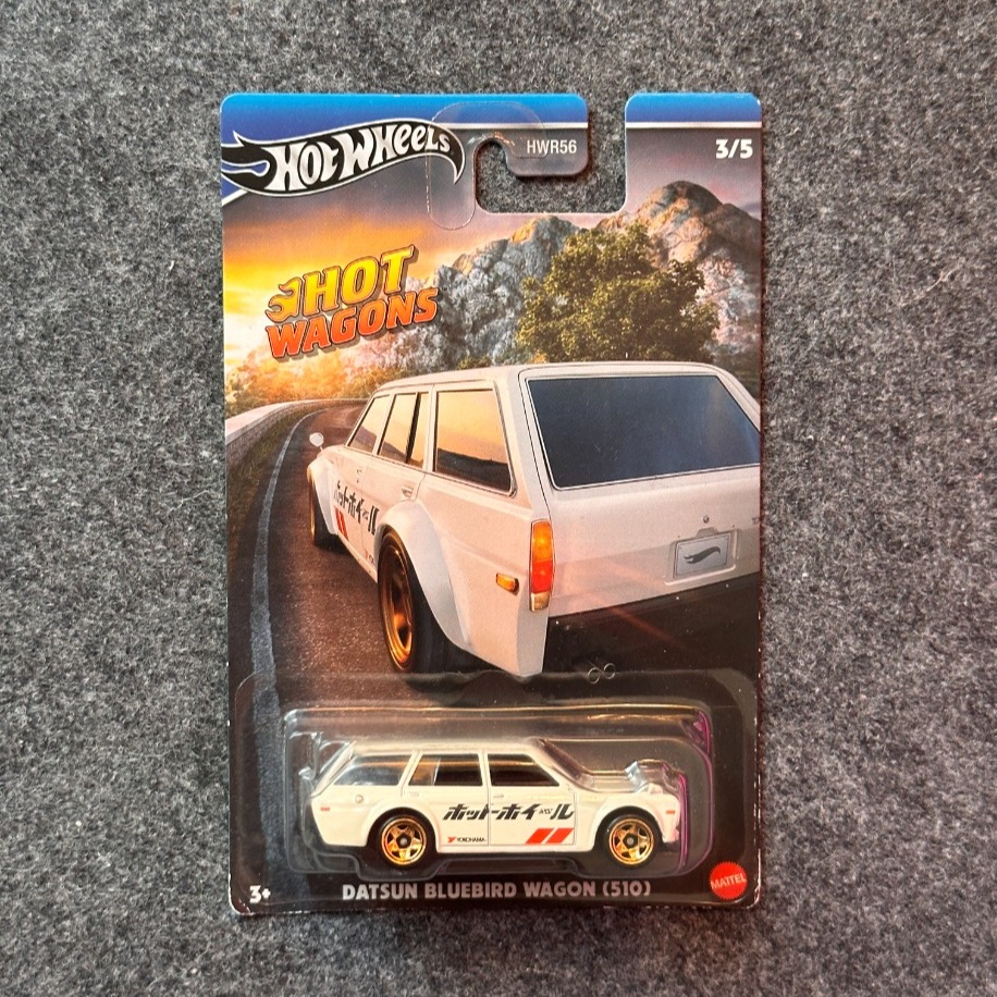 Hot Wheels Premium Hot Wagons Datsun Bluebird Wagon 510 (2024)