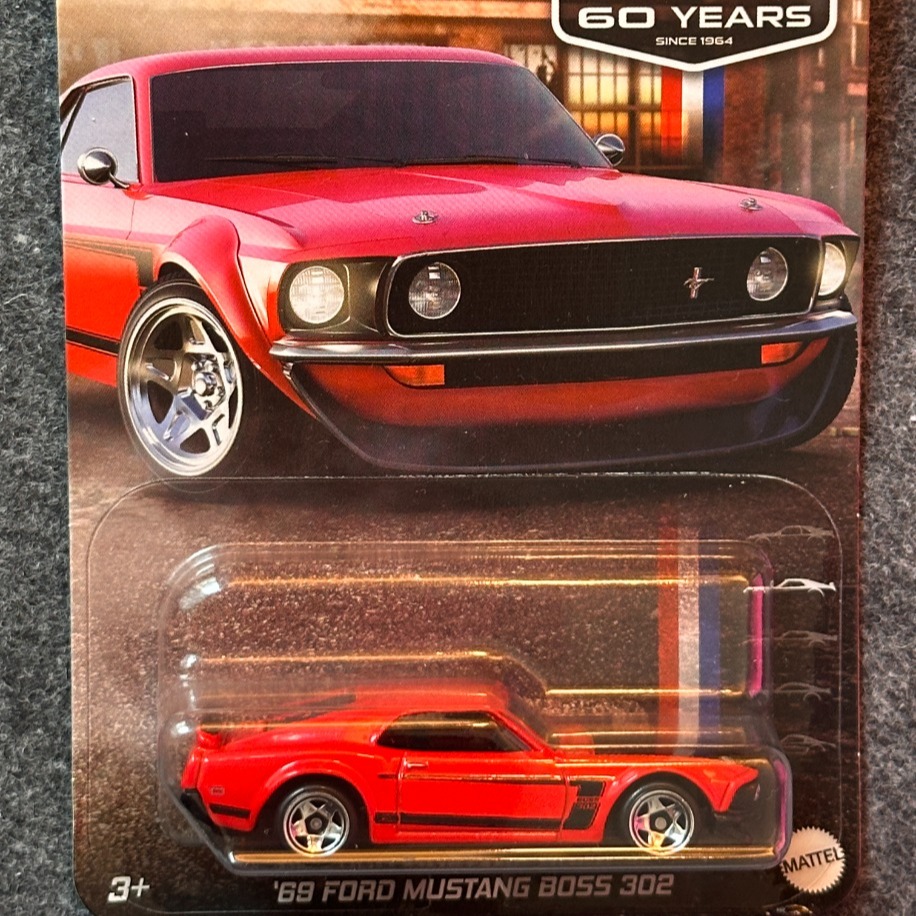 Hot Wheels Silver Series 60 Years Anniversary '69 Ford Mustang Boss 302 (2024)