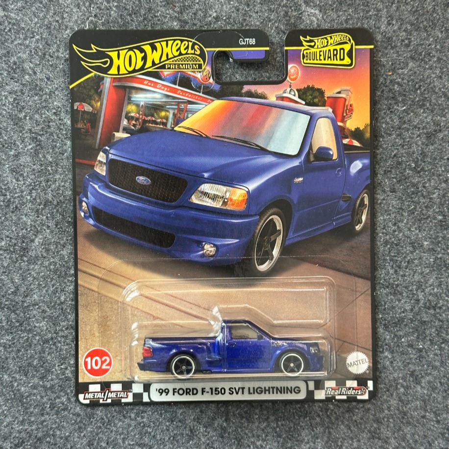 Hot Wheels '99 Ford F-150 SVT Lightning Boulevard Premium (2020)