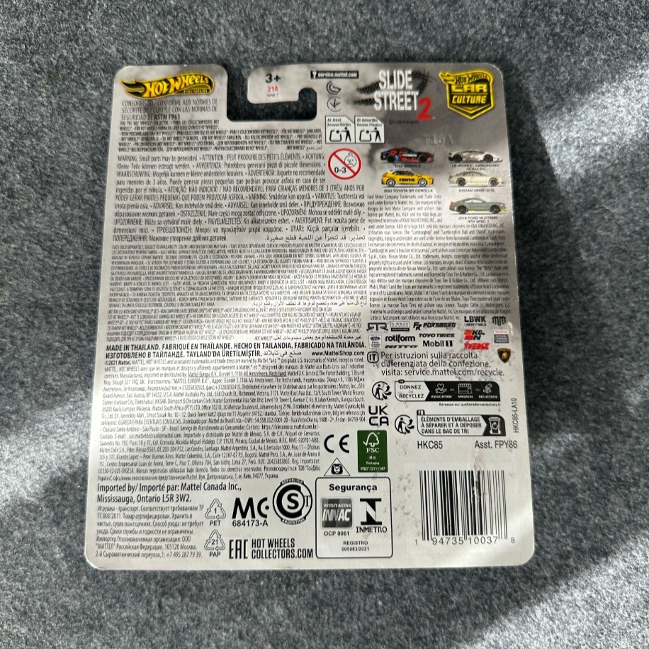Hot Wheels 2018 Ford Mustang RTR Spec 5 Slide Street Car Culture Premium (2021)