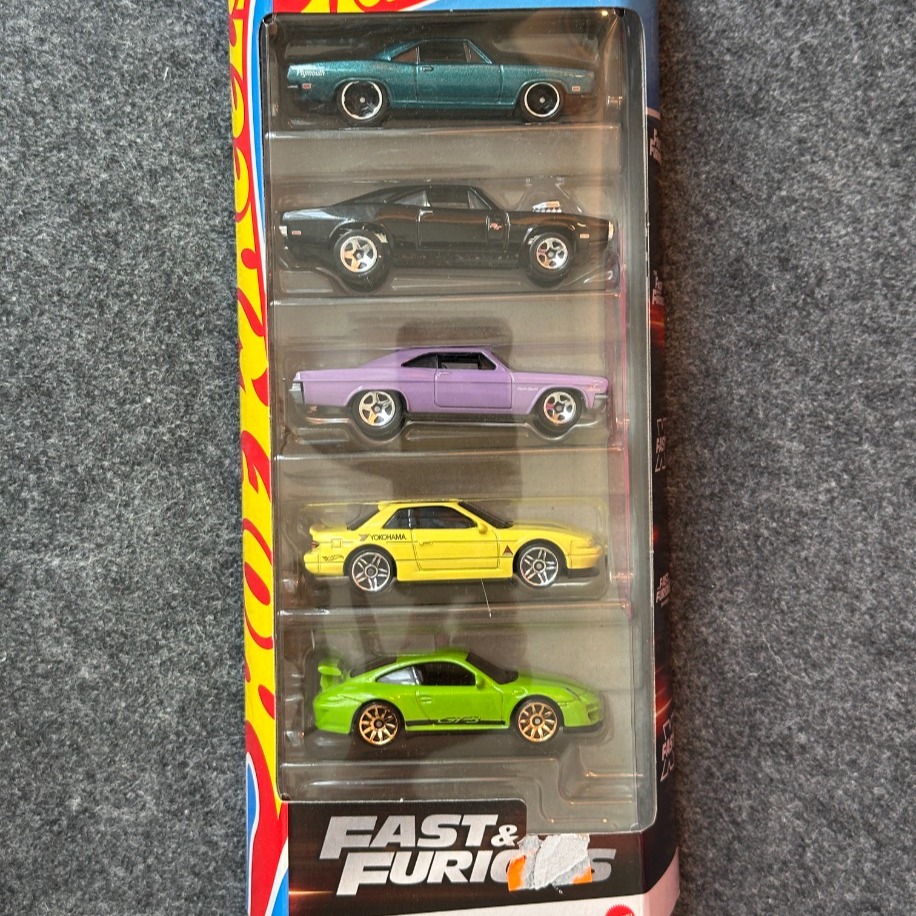 Hot Wheels Fast & Furious 5'li Regular Set