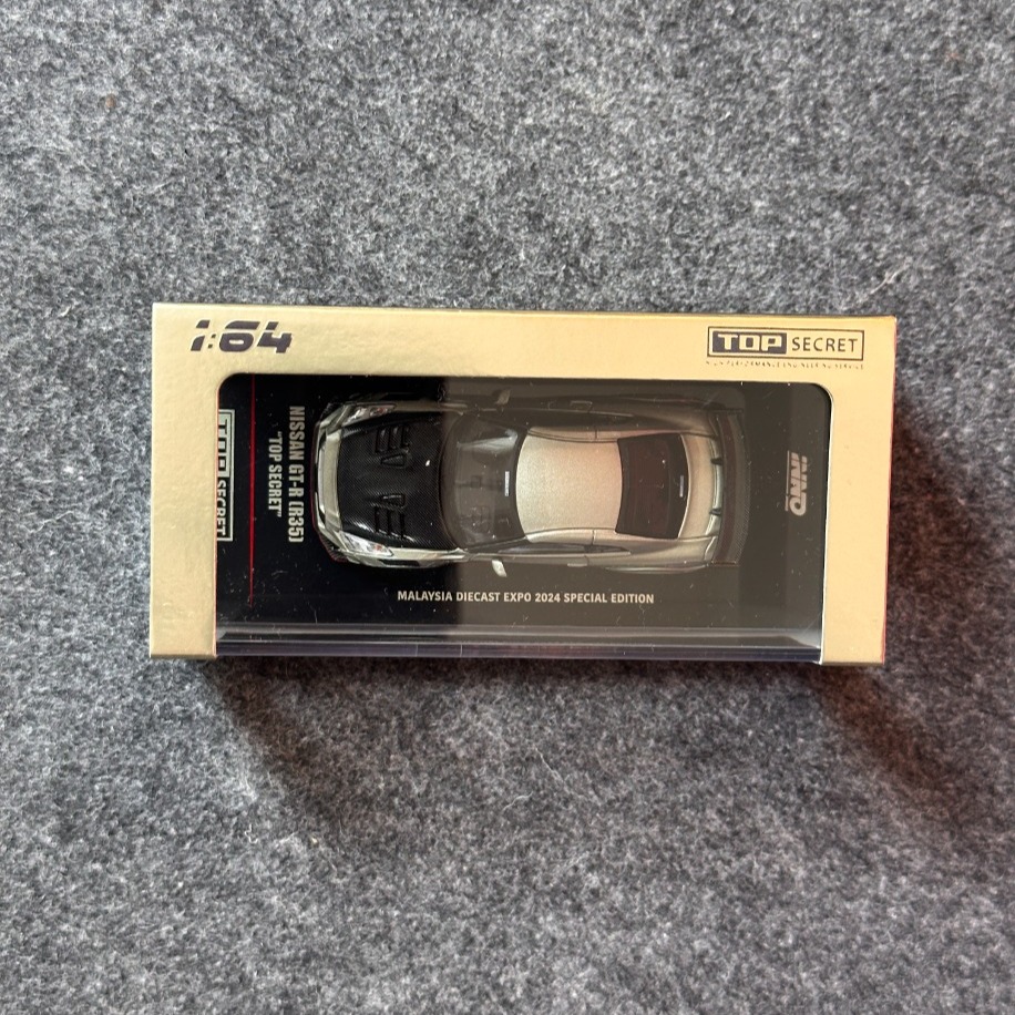 INNO64 Nissan GT-R (R35) "Top Secret" Special Edition Malaysia Diecast Expo 2024