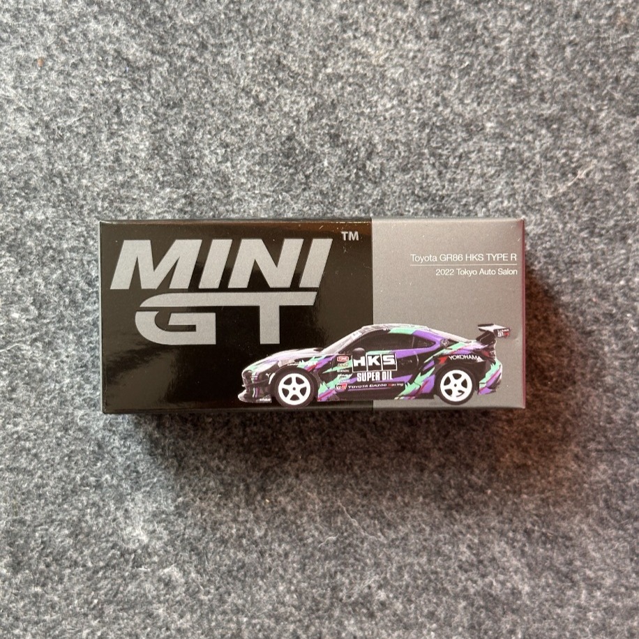 Mini GT 1005 Toyota GR86 HKS TYPE R 2022 Tokyo Auto Salon