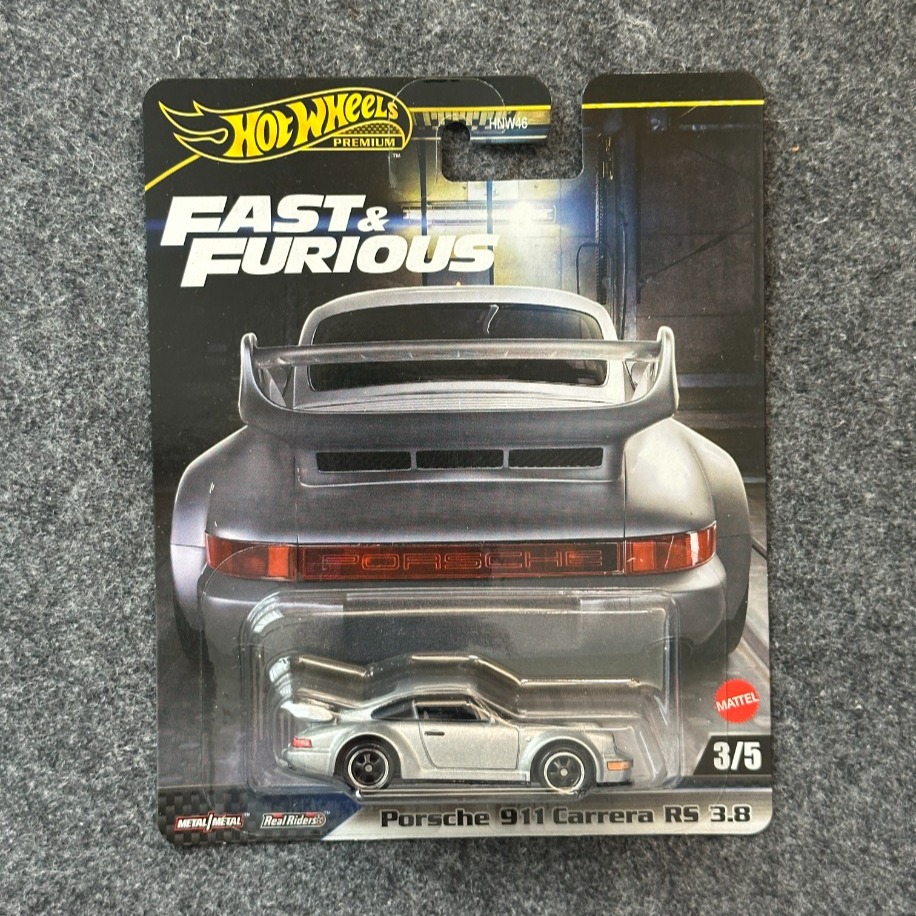 Hot Wheels Porsche 911 Carrera RS 3.8 Fast & Furious Premium (2024)