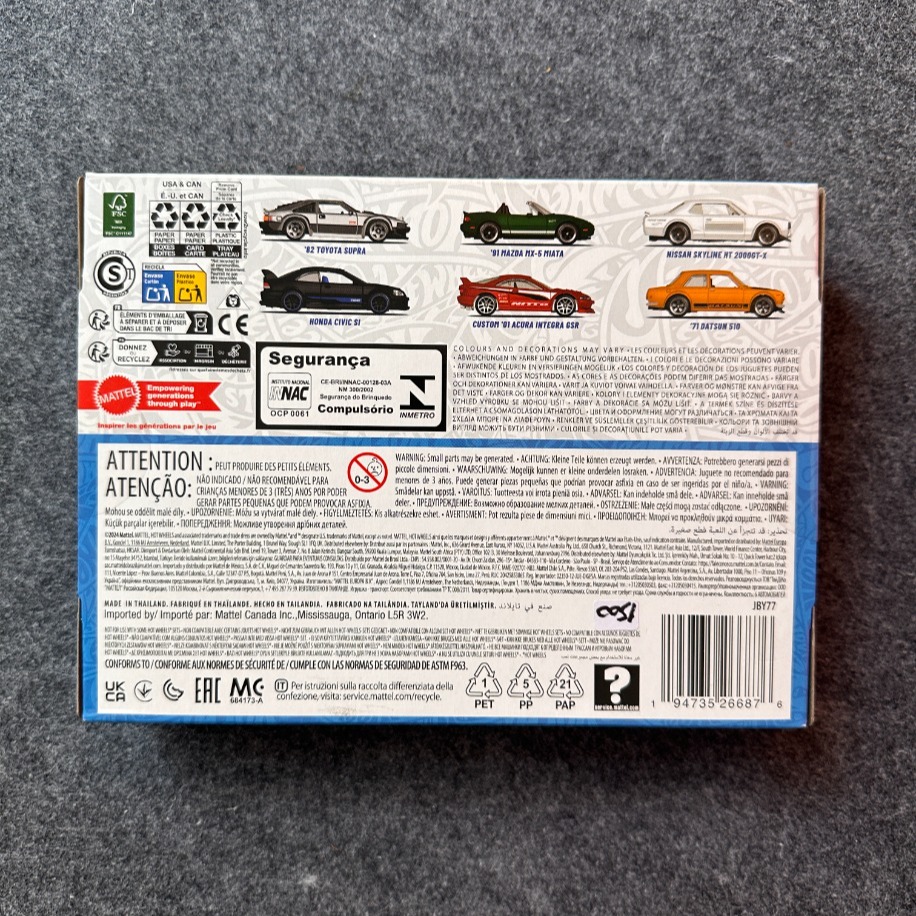 Hot Wheels Streets of Japan 6'lı Regular Set (2024)