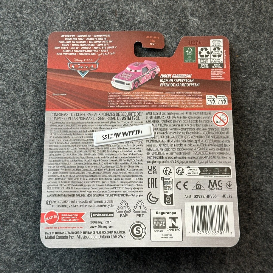Disney Pixar Cars Eugene Carbureski (2021)