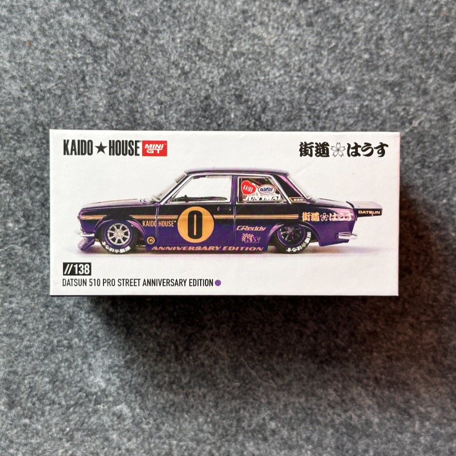 Mini GT x Kaido House 138 Datsun 510 Pro Street Anniversary Edition