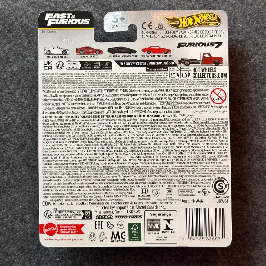 Hot Wheels 1967 Chevy Custom C10 Fast & Furious Premium (2026)