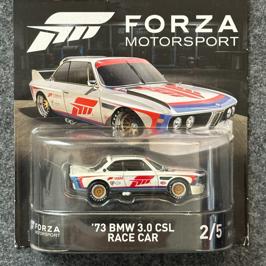 Hot Wheels Retro Entertainment Forza Motorsport '73 BMW 3.0 CSL Race Car (2017)