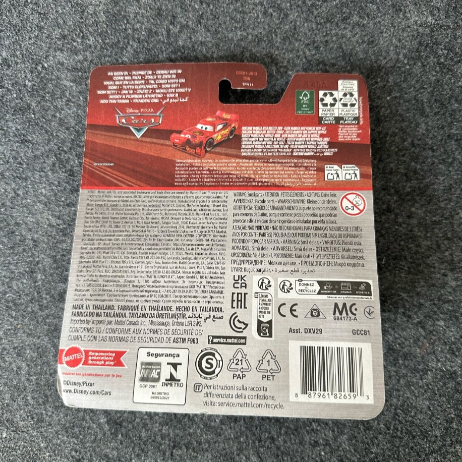 Disney Pixar Cars Lightning McQueen With Rusteze Sign (2021)