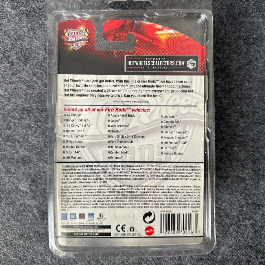 Hot Wheels Fire Rods #9 of 26 '69 Mustang (2006)