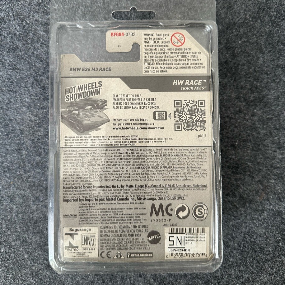 Hot Wheels BMW E36 M3 (2013)