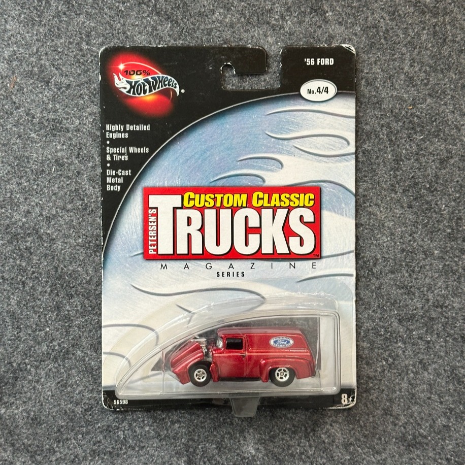 Hot Wheels 100% Petersen's Custom Classic Trucks Magazine Series '56 Ford Panel Truck (200