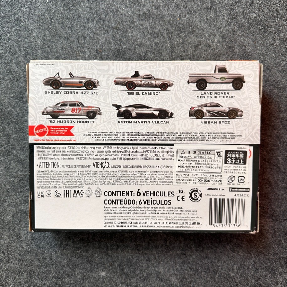 Hot Wheels Zamac 6'lı Regular Set (2024)