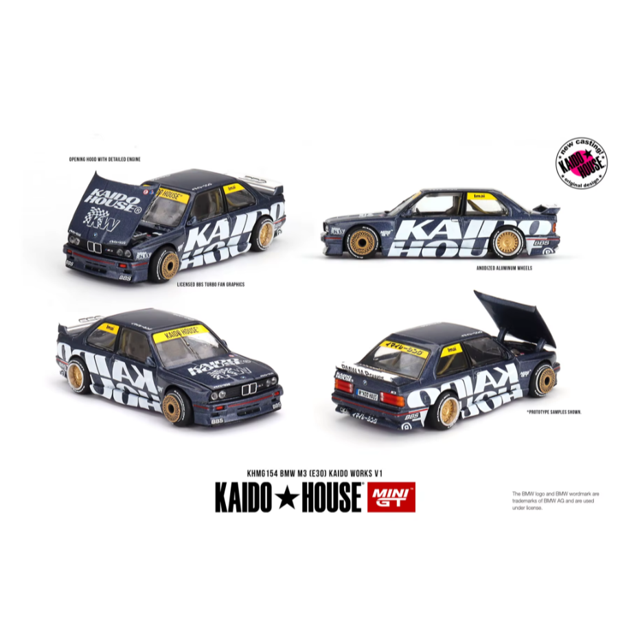 Mini GT x Kaido House 154 BMW M3 (E30) Kaido Works V1